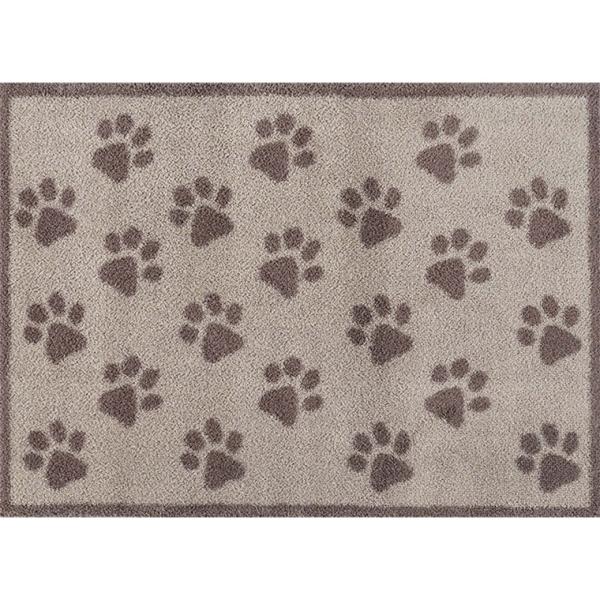 玄関マット ドアマット/60×85cm/洗える/タートルマット/足跡/室内外兼用