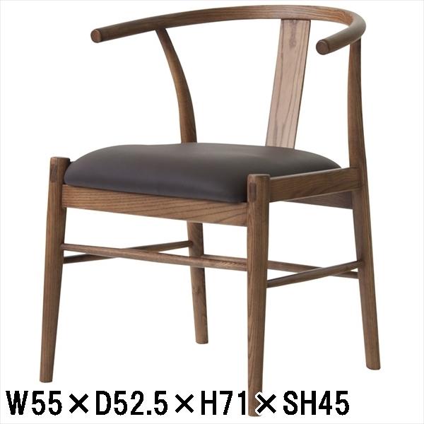 チェア ダイニングチェア/合皮/１脚/幅55 座面高45
