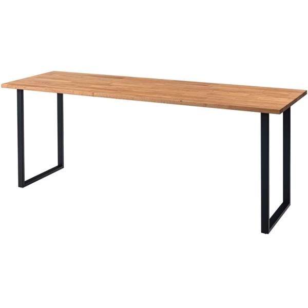 ダイニングテーブル ワークテーブル カウンターテーブル/幅180 奥行55 高さ70/薄型/天然木