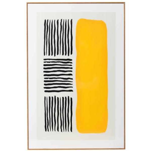 アート 壁掛け 絵画/アートパネル/デザイン オレンジ/40×60