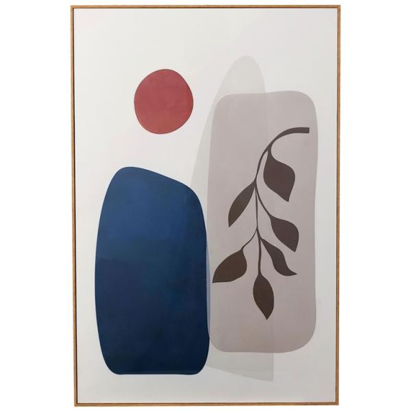 アート 壁掛け 絵画/アートパネル/デザイン 赤い丸/40×60