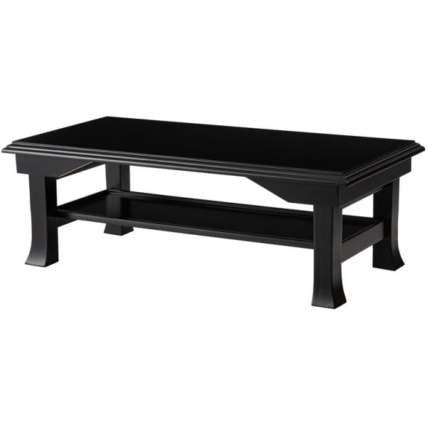 法事テーブル 仏壇机 経机/折り畳み/幅60 高さ20/ブラック