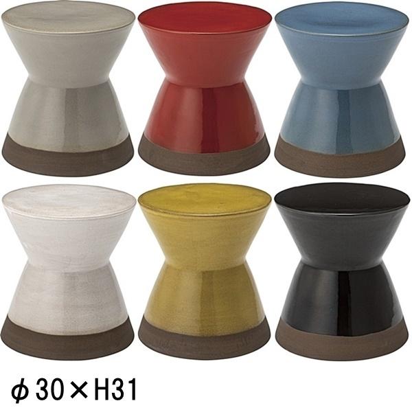 スツール 丸椅子 腰掛/サイドテーブル/陶器/径30 高さ31/1個