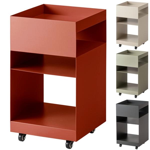 サイドテーブル ワゴン/幅35 奥行35 高さ62.5