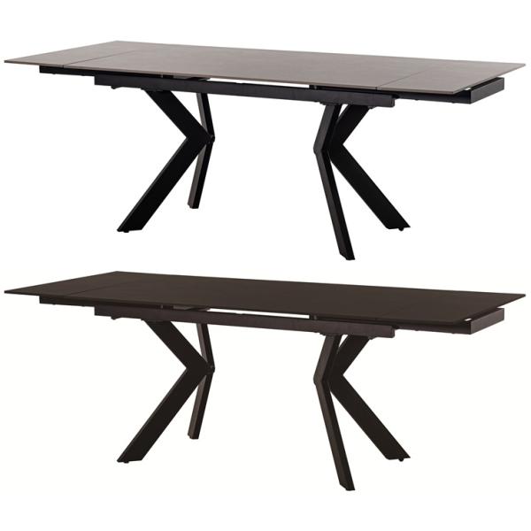 ダイニングテーブル 伸縮 テーブル/４人 ６人/セラミック/幅140〜200 奥行90  高さ72....