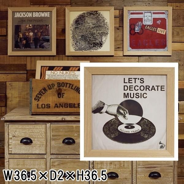レコード ジャケット 額 フレーム アートパネル/１個/幅36.5 高さ36.5