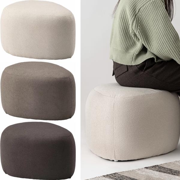 スツール 腰掛 オットマン/卵形/１個/幅60 高さ33