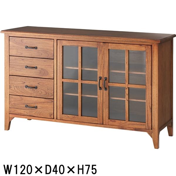 ローボード リビングボード/幅120 奥行40 高さ75