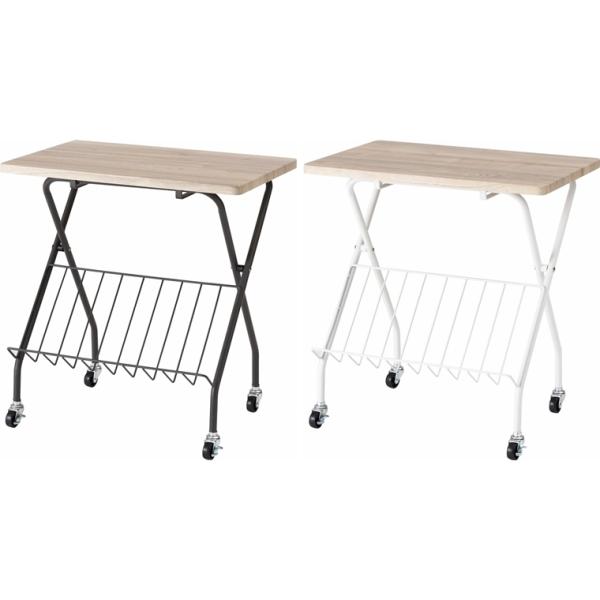 ワークデスク 机 サイドテーブル/シンプル/折畳み/幅45 奥行47