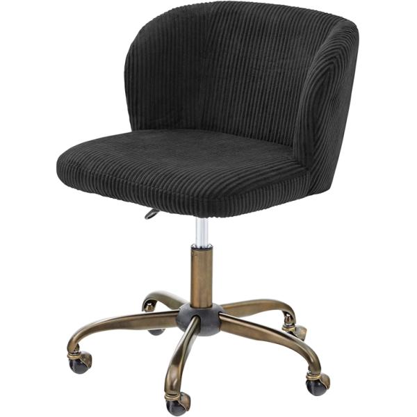 ワークチェア デスクチェア/回転昇降機能付き/W55 座面高43-52