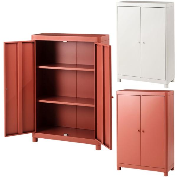 キャビネット オフィスキャビネット/スチール/幅75 高さ110.5