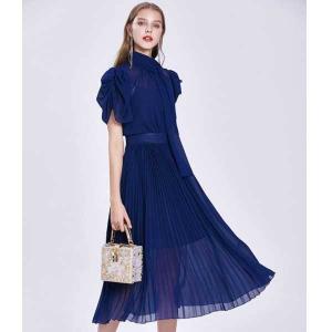 ロイヤルブルー ワンピース 結婚式の商品一覧 通販 Yahoo ショッピング