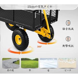 カゴ台車 ガーデンカート キャリーワゴン キャ...の詳細画像3