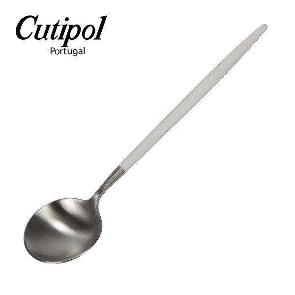 クチポール Cutipol GOA ゴア デザートスプーン ホワイト Dessert spoon W...