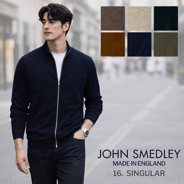 【並行輸入品】 【並行輸入品】ジョンスメドレー John Smedley ジップアップ ニットジャケ...