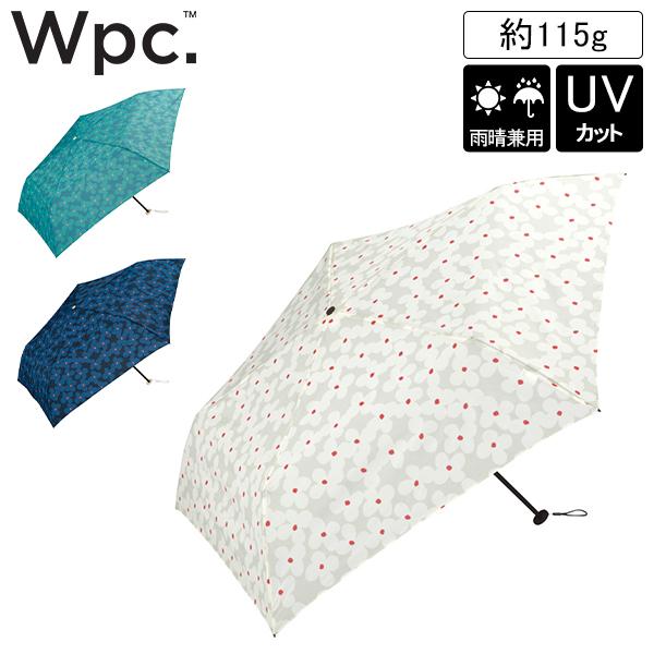 Wpc. ダブリュピーシー クッカ ミニ 晴雨兼用 折り畳み傘 UVカット ブランド 花柄 北欧 カ...