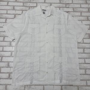 HABAND Guayabera 半袖 キューバシャツ M 古着 【メール便可
