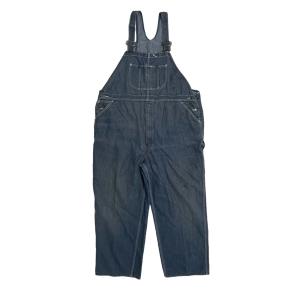 USA製 LIBERTY ヒッコリーデニムオーバーオール/古着/実寸W42L28 古着】LIBERTY デニム オーバーオール W52 L30 オーバーサイズ 海外