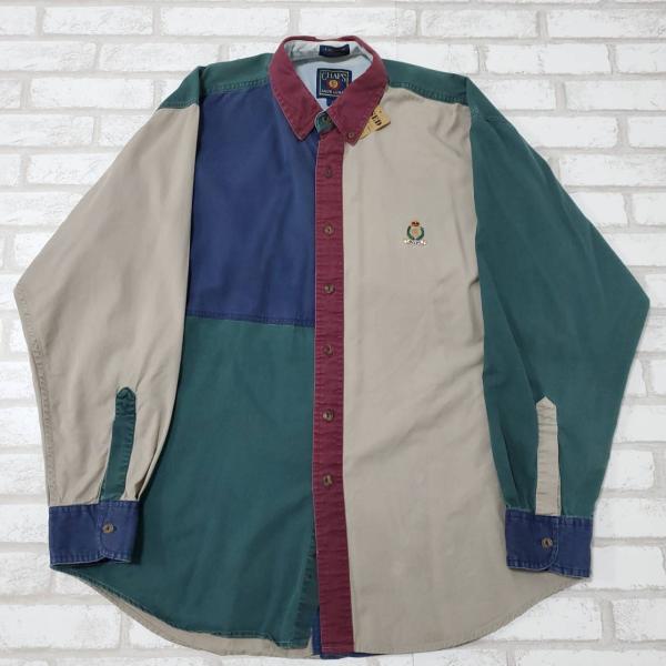 チャップス ラルフローレン 長袖シャツ L サイズ 80年代 CHAPS RALPH LAUREN