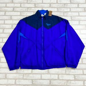 Reebok（リーボック） 【古着】 ナイロンジャケット マルチカラー 紫