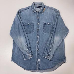 ポロラルフローレン デニムシャツ 長袖 古着 X...の商品画像