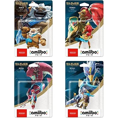 アミーボ amiibo 四人の英傑セット(リーバル/ダルケル/ウルボザ/ミファー)「ブレス オブ ザ...