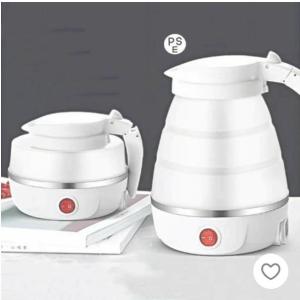 ケトル 折り畳みケトル 折りたたみ 電気ケトル 0.6L 海外対応 トラベルケトル 収納 ポット 省スペース 整理しやすい 収納便利 すっきり収納 片付けやすい
