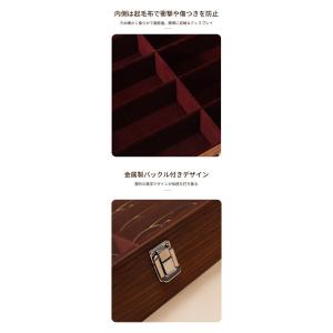 アンティーク調 木製メガネ収納ボックス 8本収...の詳細画像4
