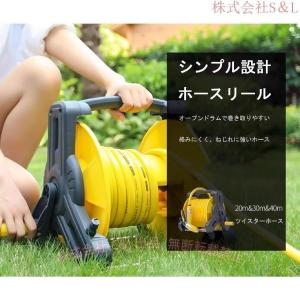 水まきホース ホースリール 15m 25m 4...の詳細画像1