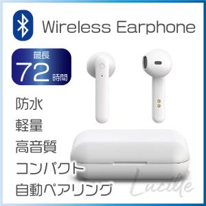 ワイヤレスイヤホン Bluetooth 高音質 ヘッドセット マイク 充電ケース 完全ワイヤレス 防水 長時間 軽量 音楽 電話 片耳 両耳 X12