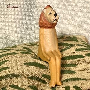 アフリカ ケニア キリン 木彫り 置き物 Mサイズ オブジェ 彫刻 動物