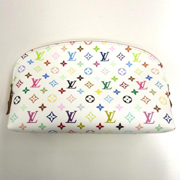 ルイヴィトン LOUIS VUITTON モノグラム マルチカラー ポシェット コスメティック ホワ...