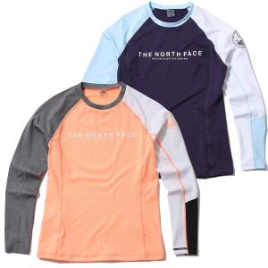 ノースフェイス ラッシュガード UVカット 水着 海水浴 プール 海外限定モデル THE NORTH FACE WHITE LABEL W'S NEW WAVE RASHGUARD レディース 長袖｜lucio