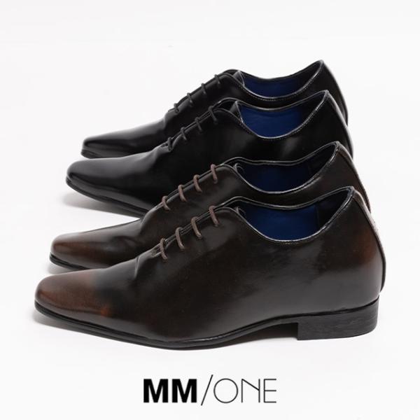 シークレットシューズ メンズ 6cmアップ 背が高くなる靴 ビジネスシューズ 軽量 革靴 紳士靴 ホ...