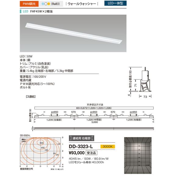 DD-3323-L 山田照明 System-Ray PRO Wall Washer（システム・レイ・...
