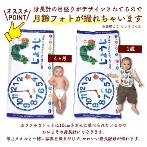 出産祝い 名入れ 今治製 バスタオル | はら...の詳細画像4