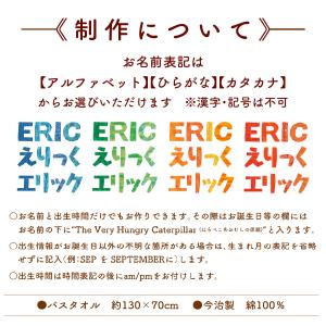 出産祝い 名入れ 今治製 バスタオル | はら...の詳細画像5