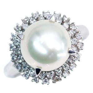 MIKIMOTO（ミキモト） 指輪 レディース パール ダイヤモンド リング