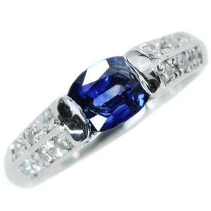 サファイヤ リング/指輪 1.780カラット プラチナ900 PT900 肉厚 どっしり 透明度高き青 /青(ブルー)/アウトレット・新品/届10/1点もの｜luck-jewel