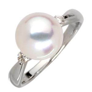 黒蝶真珠/パール リング/指輪 10ミリ位 プラチナ900 PT900 ピンクと紫