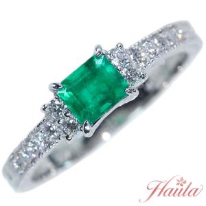 PT900 エメラルド リング 1.07CT : KOMEHYO ONLINESTORE Yahoo!店 