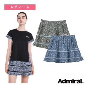 Admiral ネイビー花柄テニススカート Admiral Golf（アドミラルゴルフ） 【ポイント10％】アドミラル