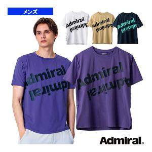 アドミラル(Admiral) テニス・バドミントンウェア（メンズ/ユニ）  ダブルビッグロゴ プラクティスTシャツ／メンズ（ATMA326）｜luckpiece