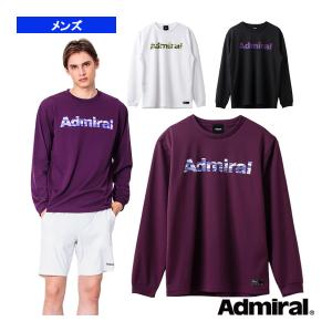 アドミラル(Admiral) テニス・バドミントンウェア（メンズ/ユニ）  コラージュロゴ ドライロングスリーブTシャツ／メンズ（ATMA334）｜luckpiece