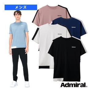 アドミラル『Admiral』 テニス・バドミントンウェア『メンズ/ユニ』  アシンメトリーラインスイッチTシャツ/メンズ『ATMA403』｜luckpiece