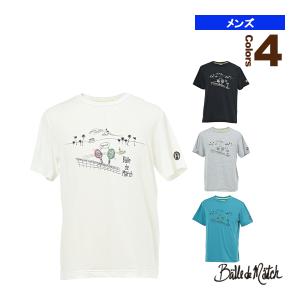 バルデマッチ テニス・バドミントンウェア（メンズ/ユニ）  プリントTシャツ／メンズ（BDM-B1108）｜luckpiece