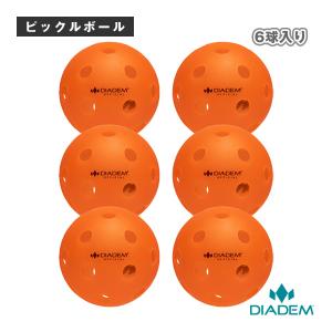 ダイアデム ピックルボールボール  オフィシャルピックルボールインドア用/The Official Pickleball Ball Indoor Ball/6球『TPB006』｜luckpiece