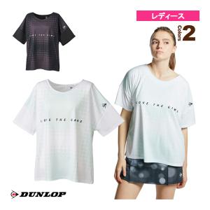 ダンロップ テニス・バドミントンウェア（レディース）  オーバーサイズTシャツ／レディース（DAL-8361W）｜luckpiece