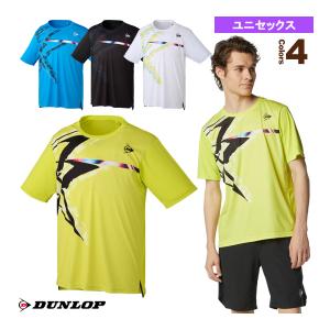 ダンロップ テニス・バドミントンウェア（メンズ/ユニ）  ゲームシャツ／ユニセックス（DAP-1300）｜luckpiece