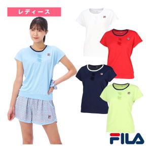 Lサイズ　フィラ FILA テニスウェア レディース FILA フィラ テニスウェア『レディース』 アップリケTシャツ